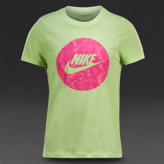 Nike Sportswear Seasonal Futura Tee Key Lime for Girls